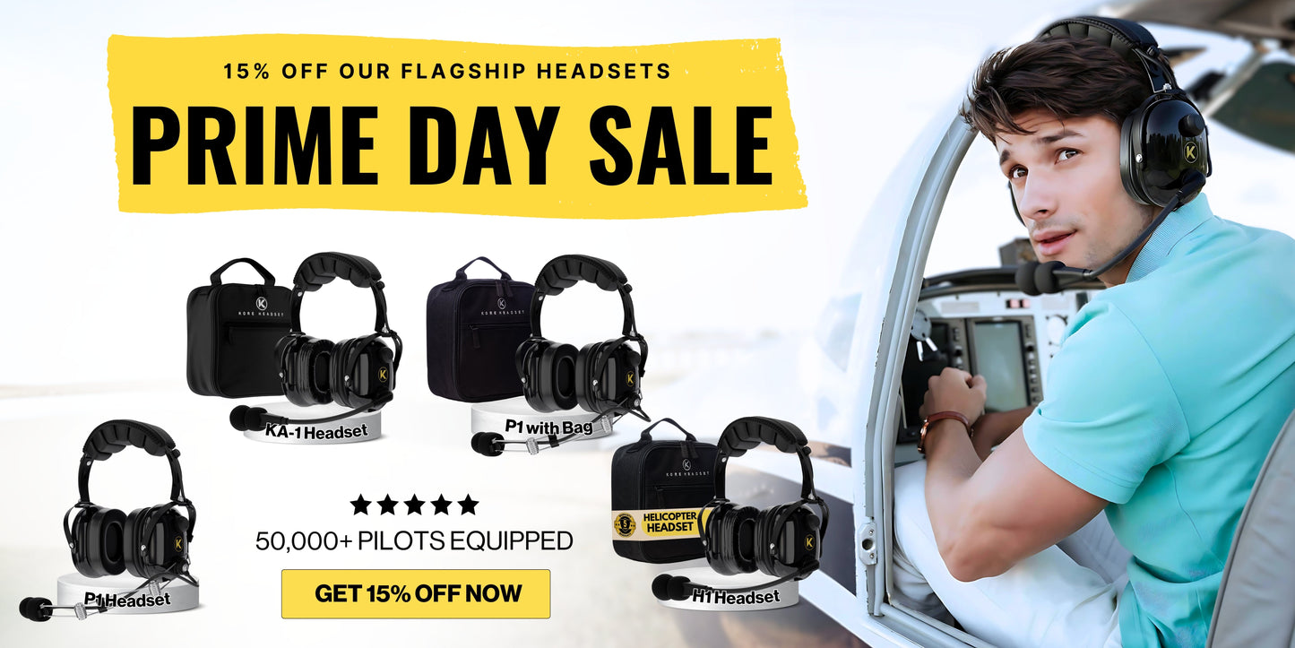 Prime Day Sale: Save 15% on Kore Aviation Headsets – July 8 – 11