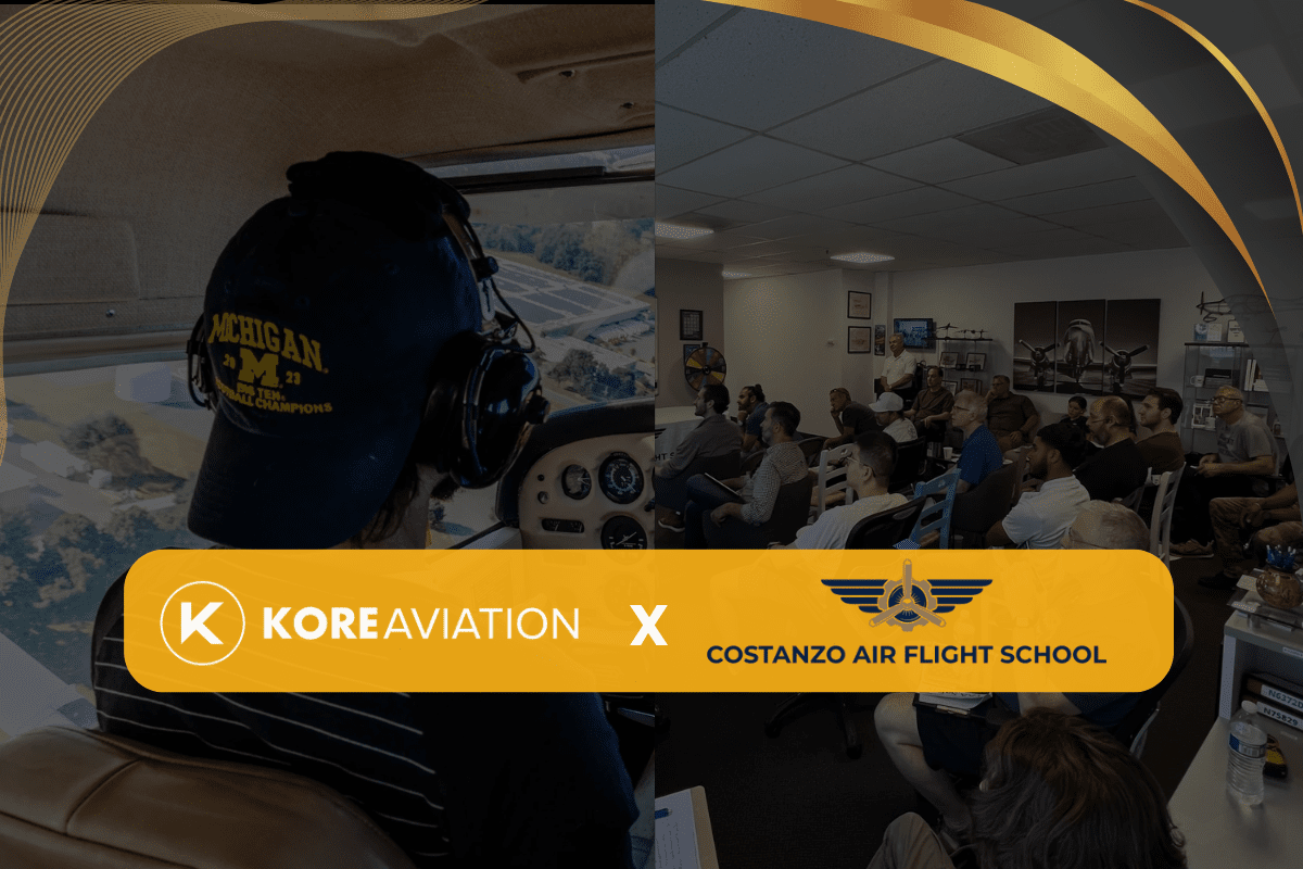 KORE Aviation Partners with Costanzo Air Flight School to Equip Student Pilots with KA-1 Headsets - KORE HEADSET LLC