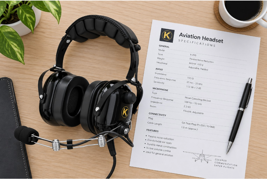 How to Read an Aviation Headset Spec Sheet: NRR, Impedance, Weight, and What Actually Matters