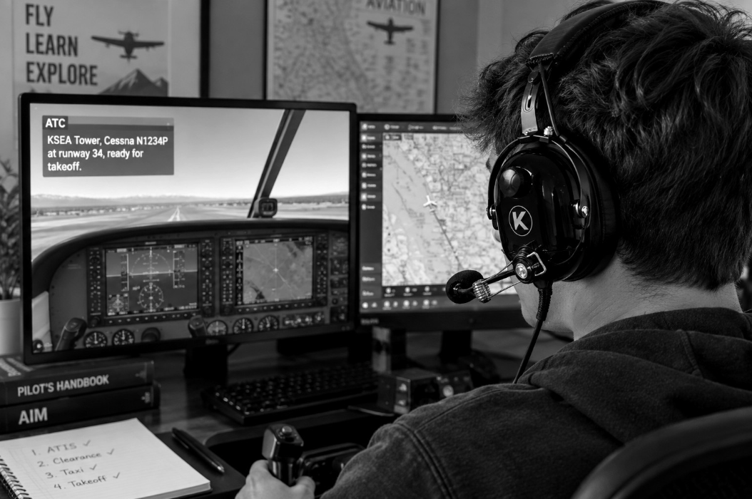 How to Use an Aviation Headset With a Flight Simulator: PC and Home Sim Setup Guide
