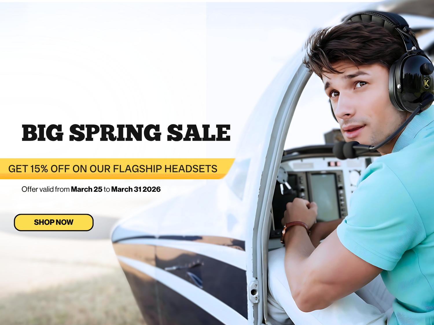 KORE Aviation’s Spring Sale Is Live: Save 15 Percent on All Headsets