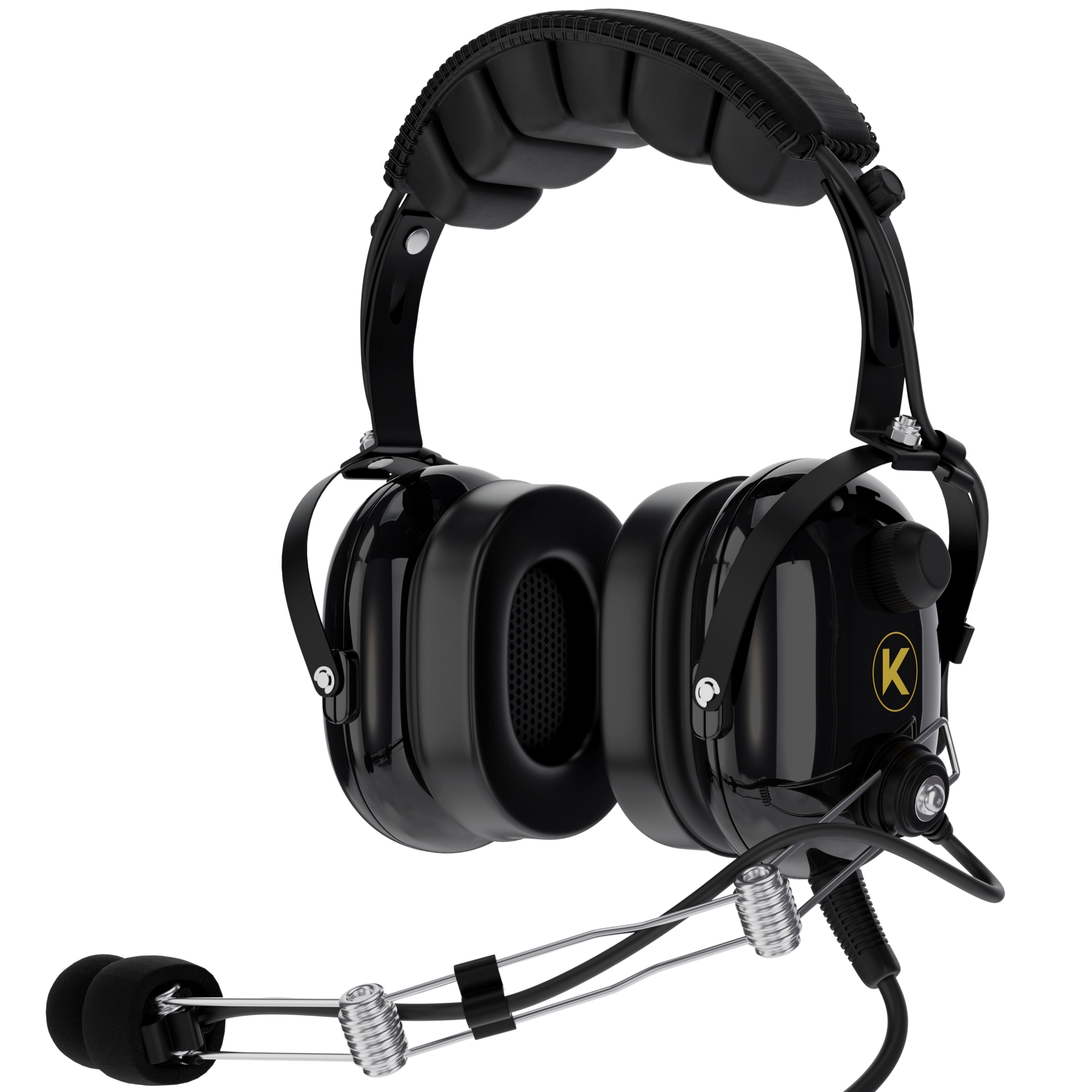 Kore Aviation P1 General Aviation Headset (Mono) - Dual GA Plugs - KORE HEADSET LLC