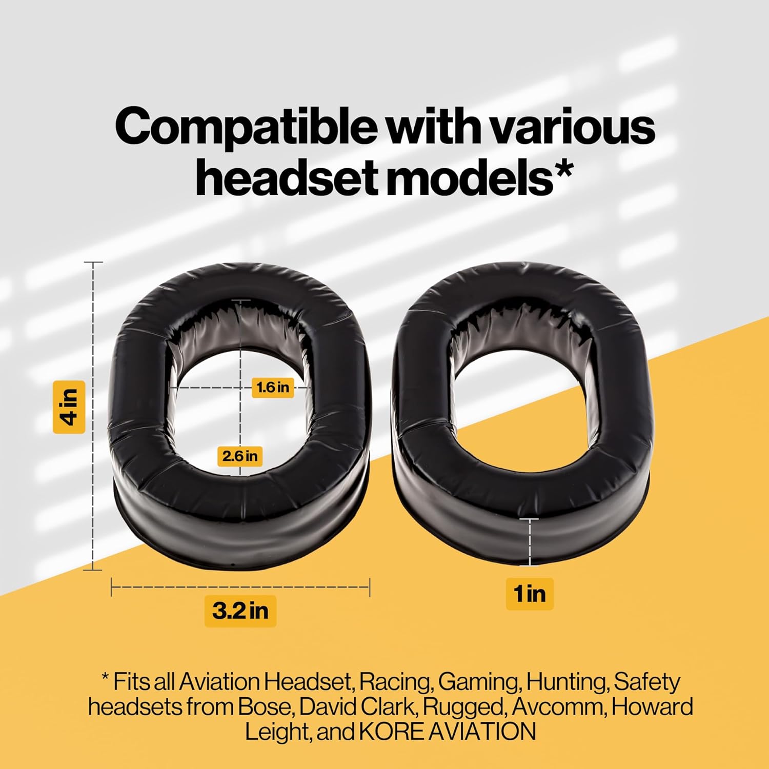 KORE Silicone Gel Ear Seal (1 Pair)