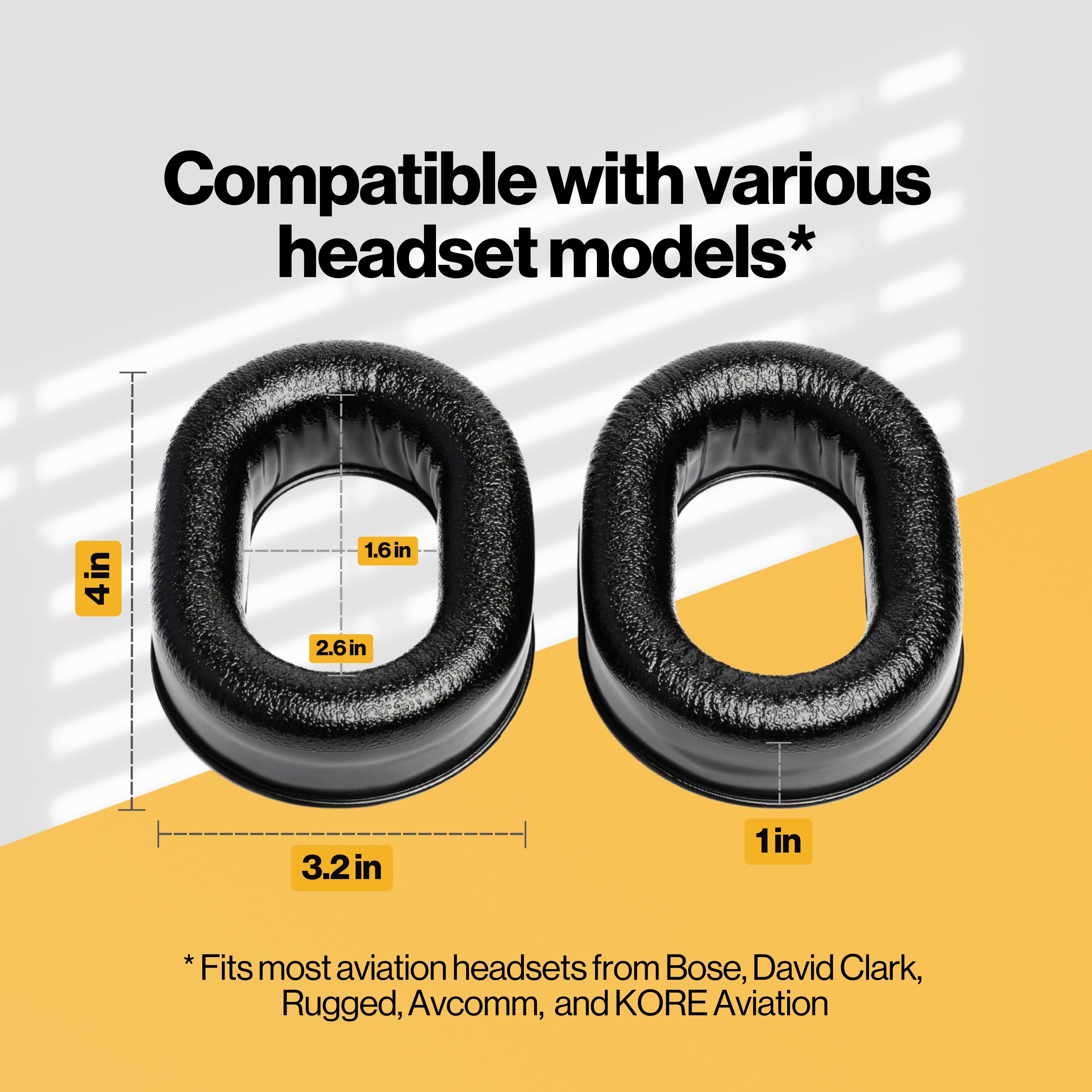 KORE Textured Gel Ear Seal (1 Pair)