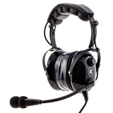 KORE AVIATION KA-1 General Aviation Headset for Pilots | Mono and Stereo Compatibility, Passive Noise Reduction, Noise Canceling Microphone, Gel Ear Seals, Adjustable Headband, Headset Bag