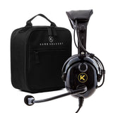 KORE AVIATION KA-1 General Aviation Headset for Pilots | Mono and Stereo Compatibility, Passive Noise Reduction, Noise Canceling Microphone, Gel Ear Seals, Adjustable Headband, Headset Bag